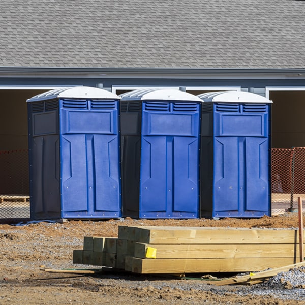 do you offer hand sanitizer dispensers inside the portable restrooms in Gilbert Creek